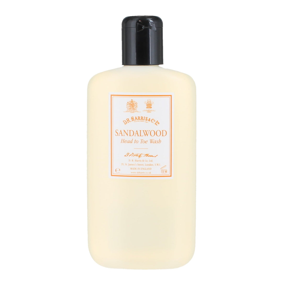 Dr Harris Sandalwood Head to Toe Wash - Rich Exotic Cleanser 600ml
