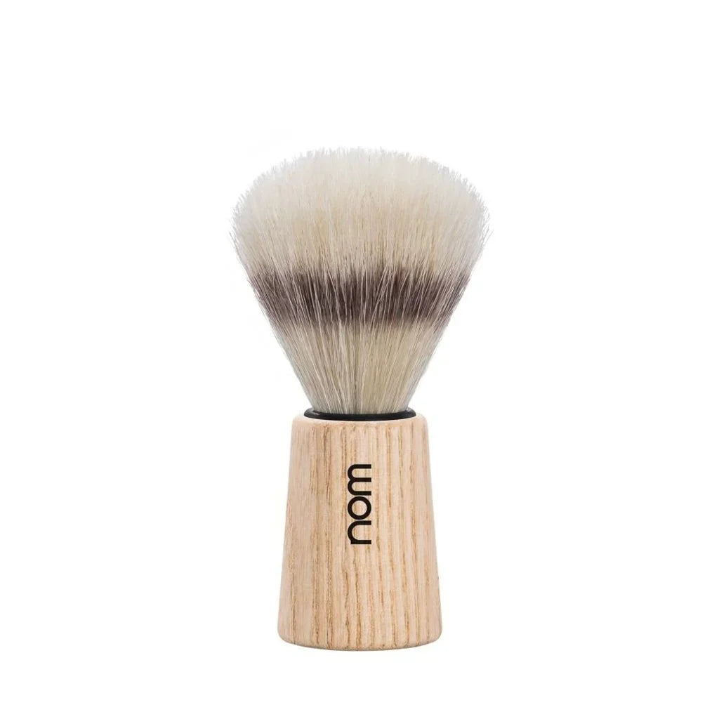 nom by Muehle THEO Shaving Brush - Pure Ash Handle & Boar Bristles (41 PA)