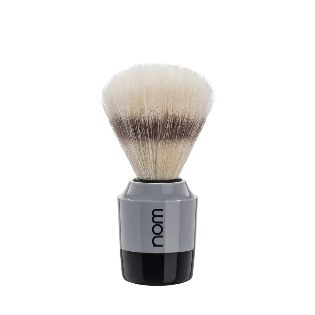 nom by Muehle MARTEN Shaving Brush - Grey Handle & Boar Bristles (41 GR)