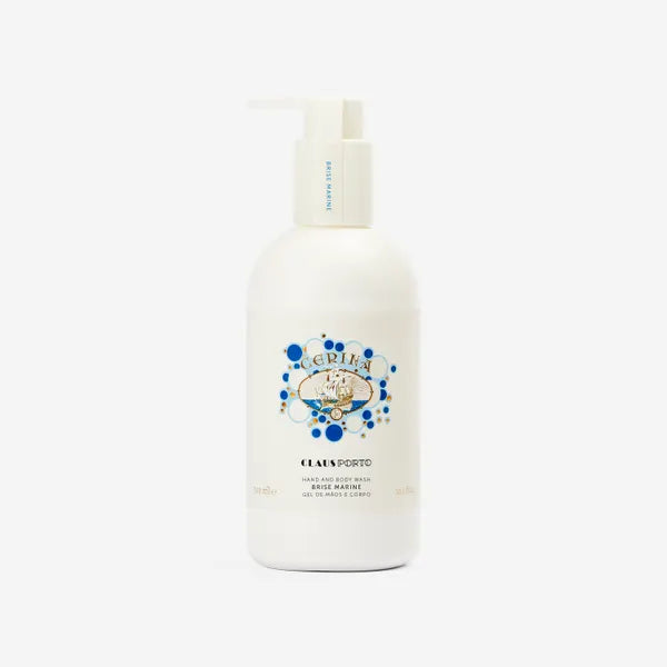 Claus Porto Deco Line Cerina Hand and Body Wash - Sea Salt & Cedarwood 300ml