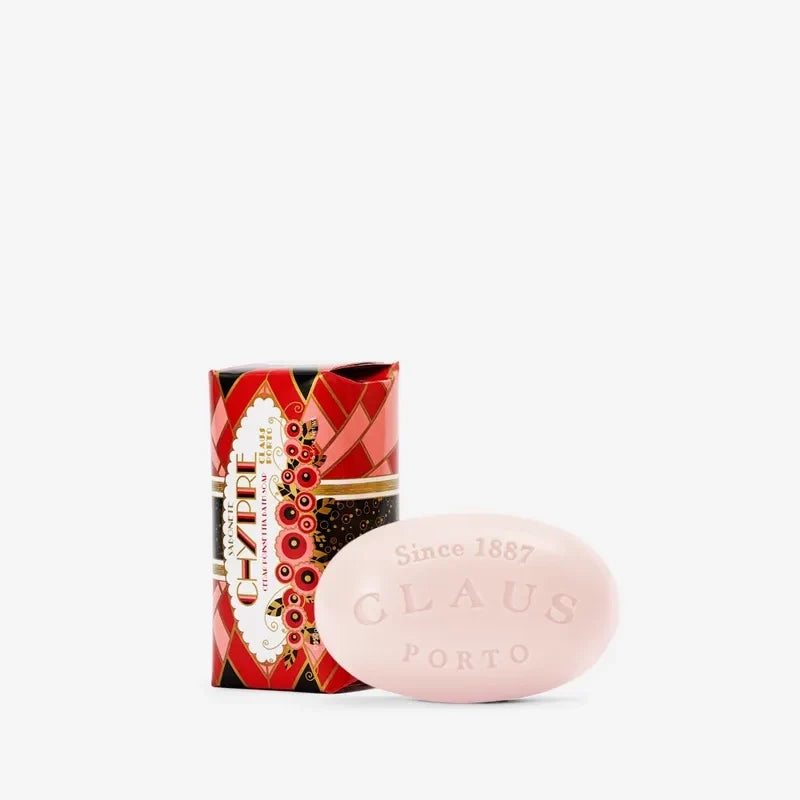 Claus Porto Deco Line Chypre Soap - Luscious Blackcurrant & Cedar 150g