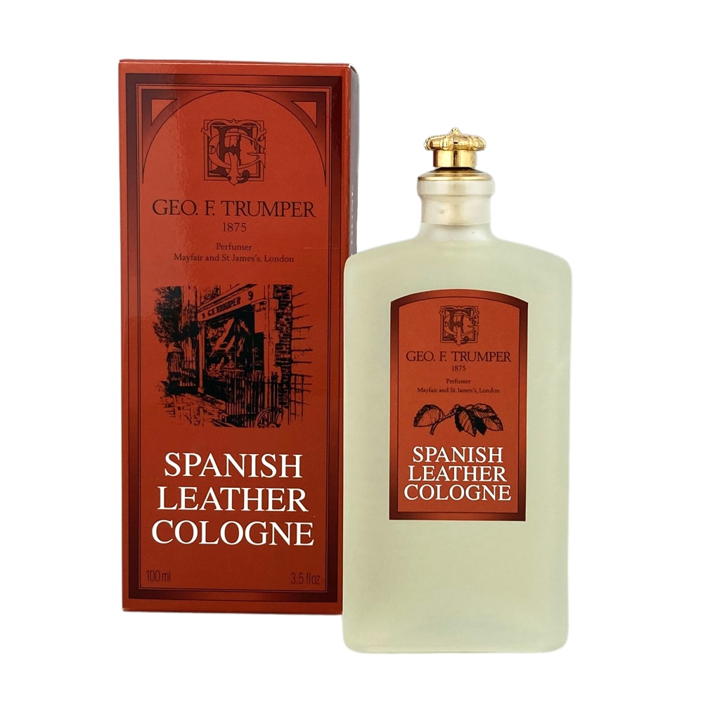 Geo. F. Trumper Spanish Leather Cologne - Deep Woody & Spicy Fragrance 100ml
