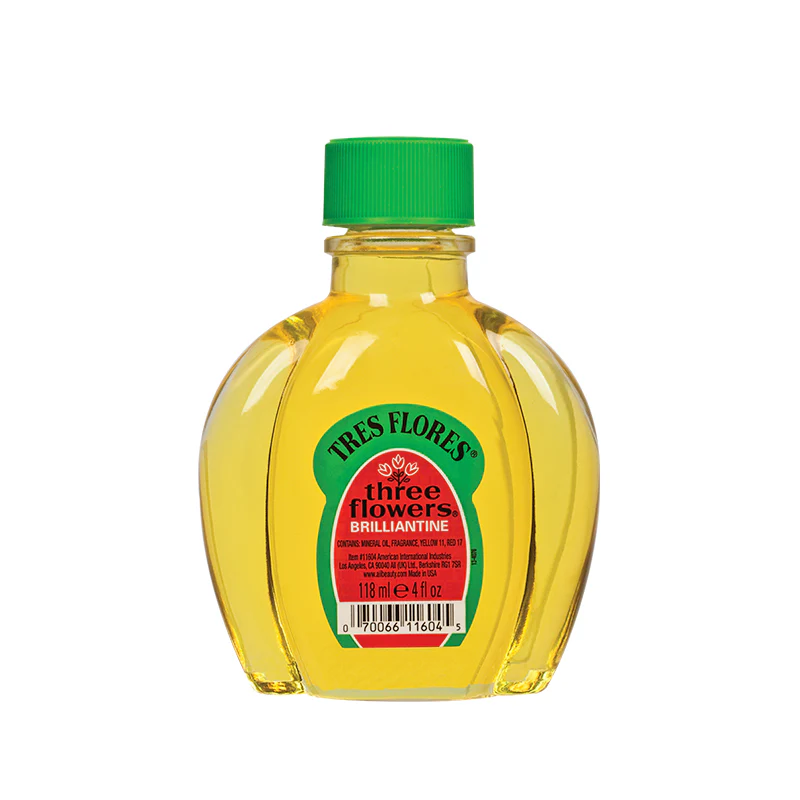 Three Flowers Brilliantine Liquid – Classic High-Shine Hair Oil 118ml