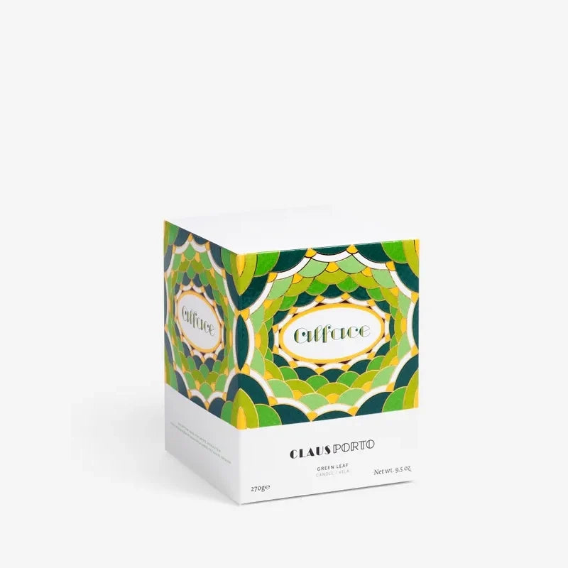 Claus Porto Alface Scented Candle - Green Leaf & Neroli 270g