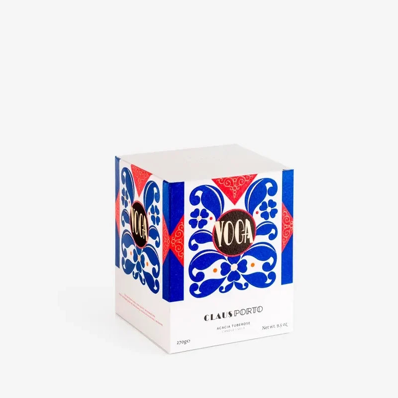 Claus Porto Voga Scented Candle - Acacia Tuberose & Mimosa 270g