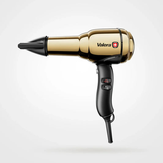 Valera Swiss Metal Master Light Gold (2100W) – Luxury Metal Ionic Hairdryer