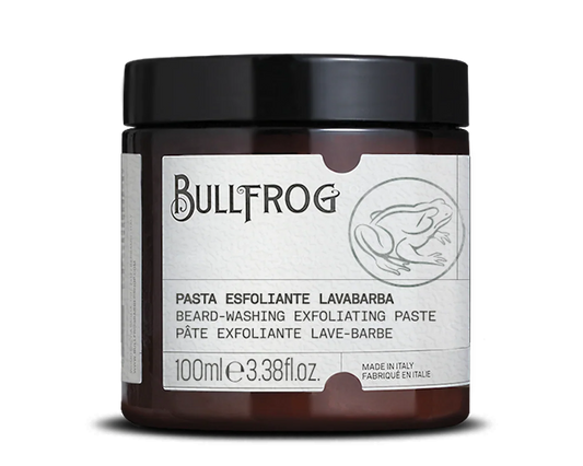 Bullfrog Beard Washing Exfoliating Paste - Deep Cleansing & Anti-Odour Beard Scrub 250ml