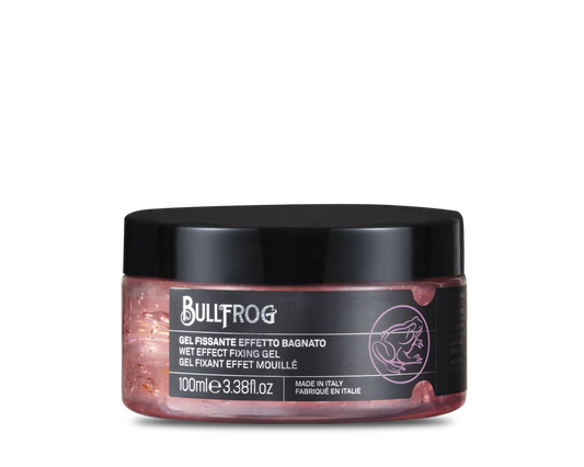 Bullfrog Wet Effect Fixing Gel - Strong Hold & High Shine Hair Gel 100ml
