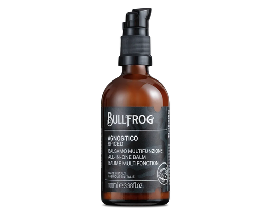 Bullfrog Agnostico Spiced All-In-One Balm - Multipurpose Beard & Face Care 100ml
