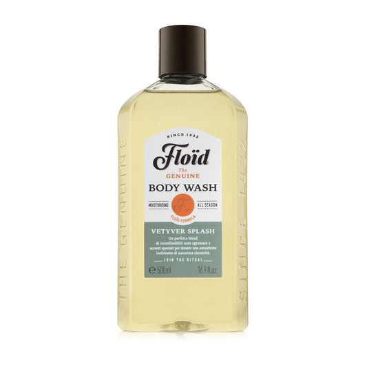 Floid Vetyver Splash Body Wash - Purifying & Moisturizing Daily Cleanser 500ml