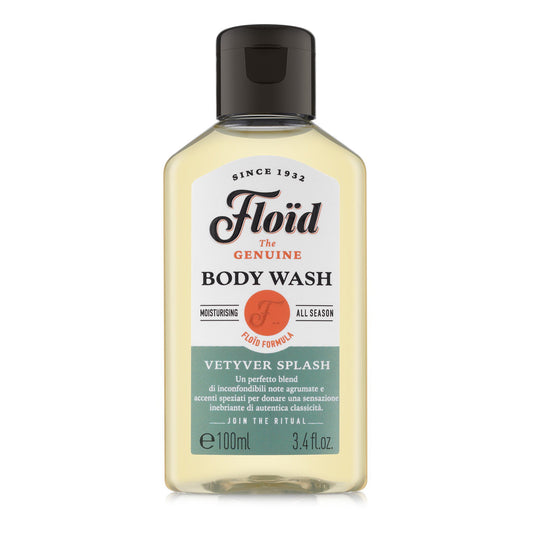 Floid Vetyver Splash Body Wash Travel Size - Purifying & Moisturizing 100ml