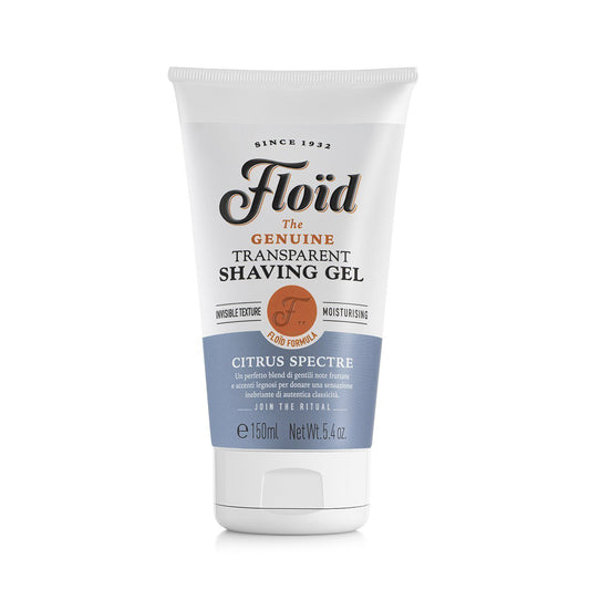 Floid Citrus Spectre Transparent Shaving Gel - Precision Glide & Hydration 150ml
