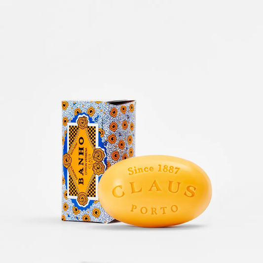 Claus Porto Deco Line Banho Soap - Refreshing Citron & Verbena 150g