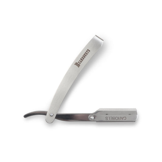 Beardburys Inox Safe Barber Razor - Professional Stainless Steel Shavette for Precision Shaving
