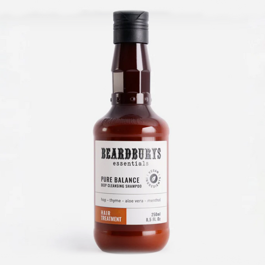 Beardburys Essentials Pure Balance Shampoo - Oil Control & Scalp Purifying Cleanser 250ml
