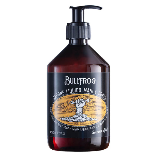 Bullfrog Liquid Soap for Body & Hands - Deep Cleansing & Smooth Effect Wash 500ml