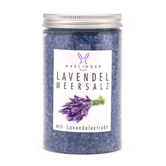 Haslinger Lavender Bath Salts - Calming & Aromatic Mineral Soak 450g