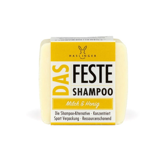 Haslinger Milk & Honey Solid Shampoo Bar – Nourishing & Restorative 100g