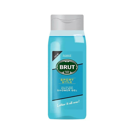 Brut Sport Style All-in-One Hair & Body Shower Gel 500ml
