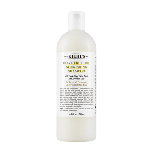 Kiehl's Olive Fruit Oil Nourishing Shampoo - Hydrating Treatment for Dry & Damaged Hair (500ml)