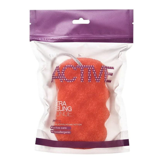 Suavipiel Active Orange Bath Sponge – Energizing Body Cleansing & Massage