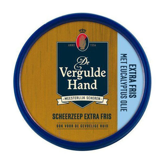 De Vergulde Hand Extra Fresh Shaving Soap – The Original Dutch Classic 75g