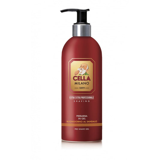 Cella Milano Extra Pro Pre Shave Gel - Buongiorno al Sandalo Professional Size 500ml