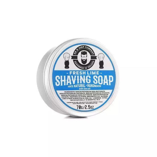 Dr K Soap Company Shaving Soap Fresh Lime & Citrus 70g