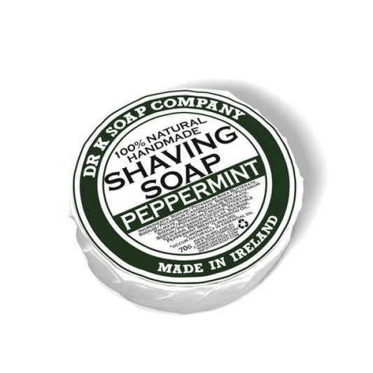 Dr K Soap Company Shaving Soap - Peppermint Cooling Formula 70g