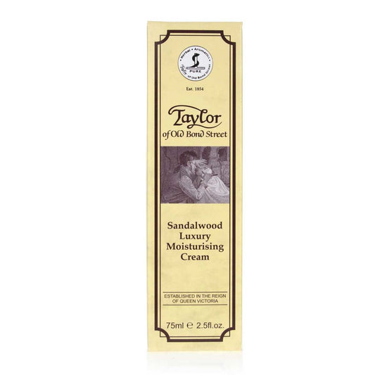 Taylor of Old Bond Street Sandalwood Luxury Moisturising Cream – Elite Facial Hydration 75ml