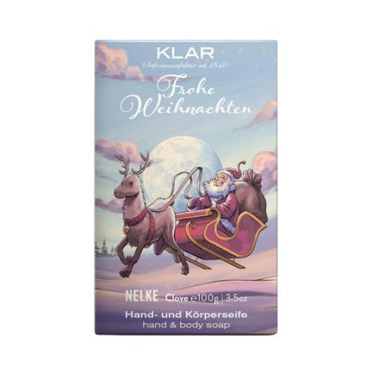Klar Christmas Edition Clove Soap - Limited Edition Aromatic Cleanser 100g