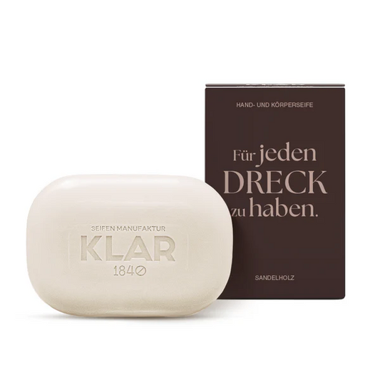 Klar Sandalwood Soap - Noble Fragrance & Deeply Purifying Care 135g