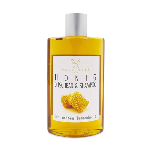 Haslinger Honey Shower Gel & Shampoo - Revitalising & Nutrient-Rich 2-in-1 Wash 200ml