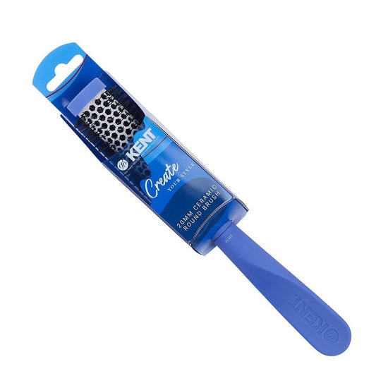 Kent Create KCR7 Ceramic Round Brush - 25mm Barrel for Fringes & Short Hair