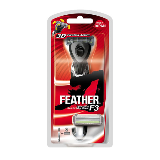 Feather F3 1000SE Samurai Edge Razor - Professional Triple-Blade Cartridge Razor
