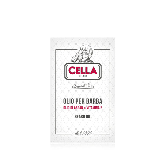 Cella Milano Beard Oil - Strengthening Argan & Vitamin E Formula 50ml