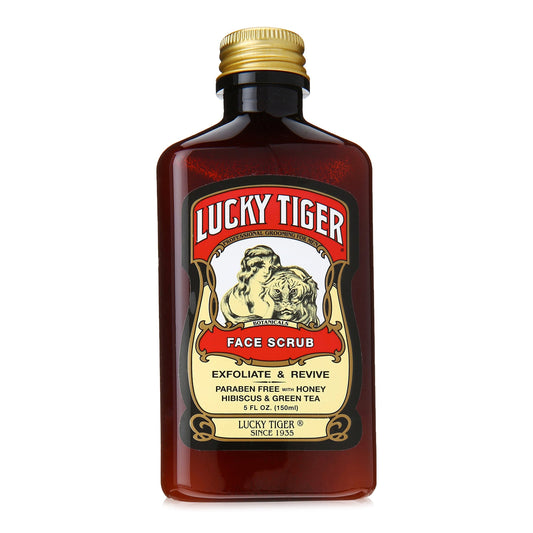 Lucky Tiger Face Scrub - Honey, Hibiscus & Green Tea 150ml