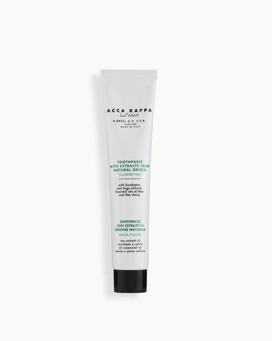 Acca Kappa Natural Eucalyptus & Sage (Fluoride Free) Toothpaste 100ml