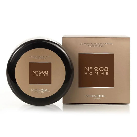 Mondial No.908 Homme Luxury Shaving Cream - Traditional Bowl 150ml