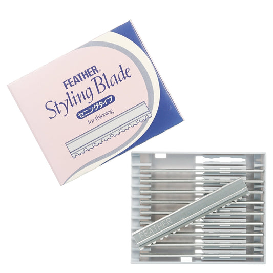 Feather Styling Blade for Thinning - Professional Hair Texturizing Refills (10pcs)