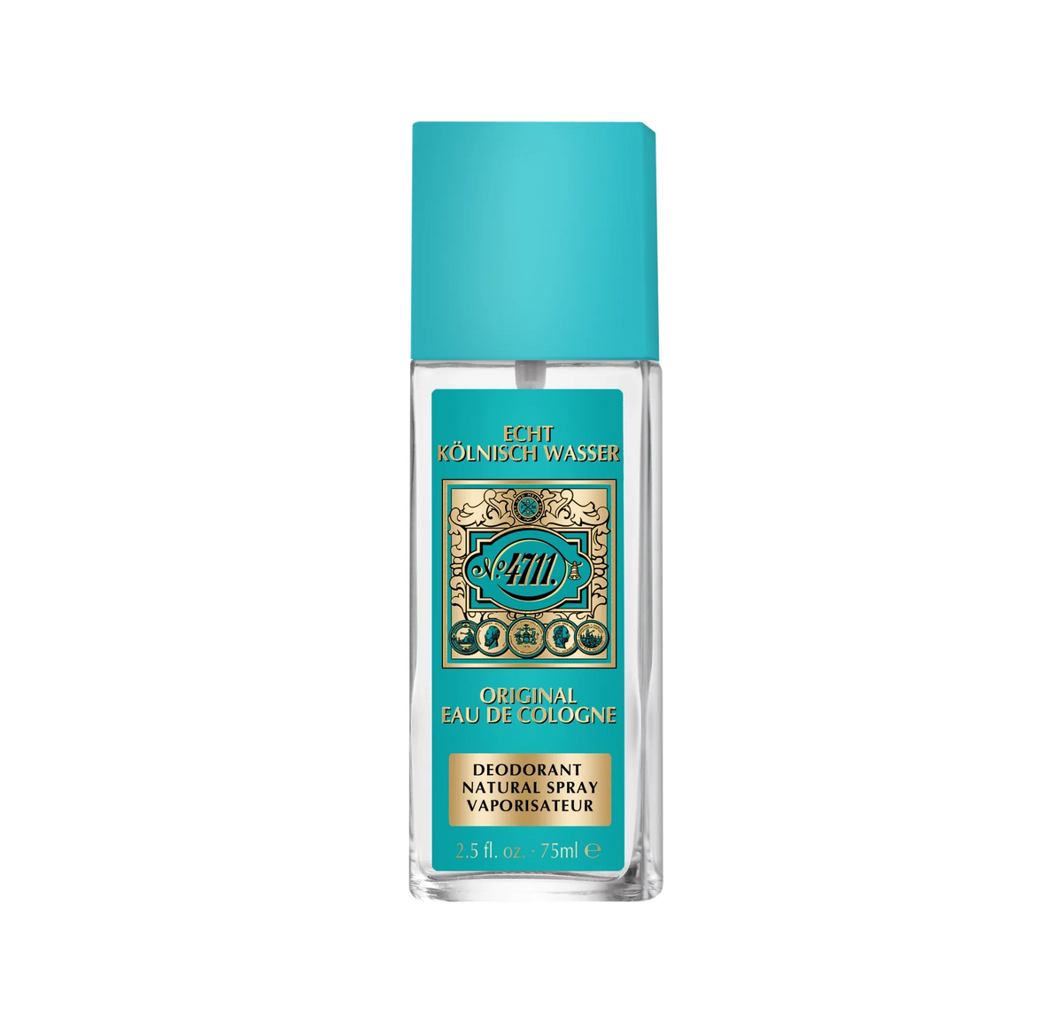 4711 Original Eau de Cologne Deodorant Natural Refreshing Protection Spray 75ml