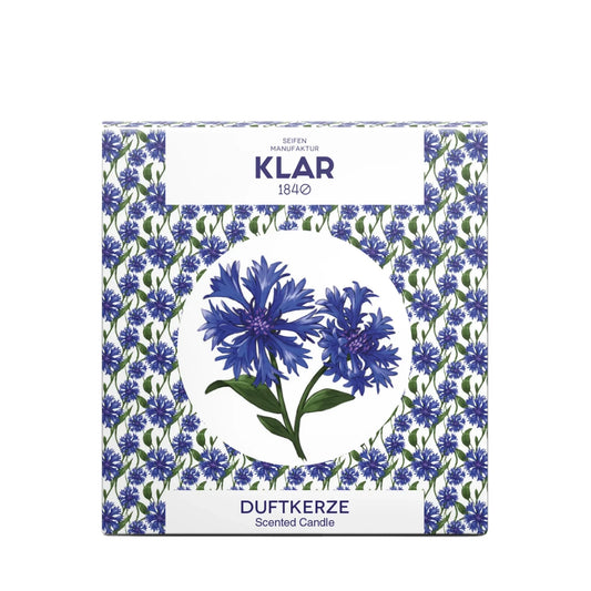 Klar Blue Flower Scented Candle - Natural Soy Wax 160g