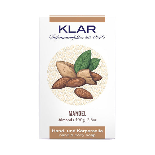 Klar Almond Soap - Moisturizing & Delicate Care 100g