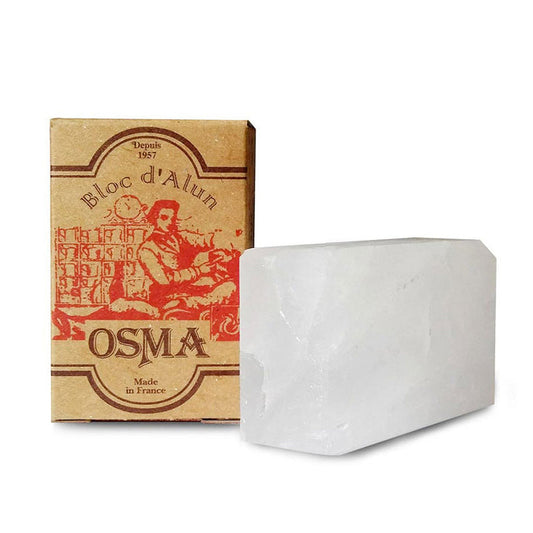 Osma Natural Alum Block – Traditional Post-Shave Antiseptic & Astringent 75g