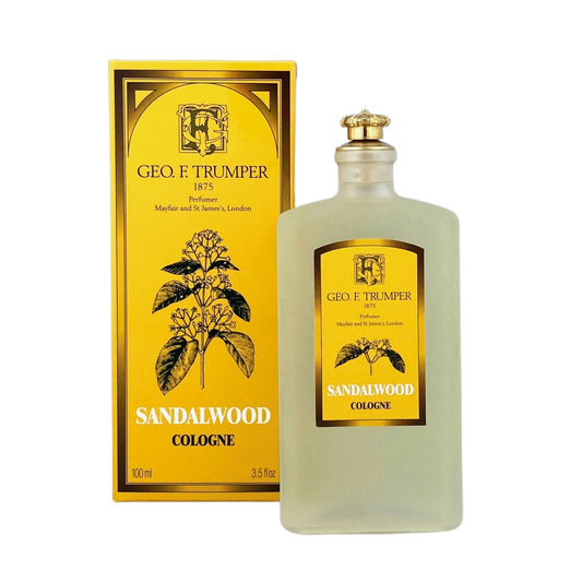 Geo. F. Trumper Sandalwood Cologne - Warm and Exotic Signature Fragrance 100ml Atomizer