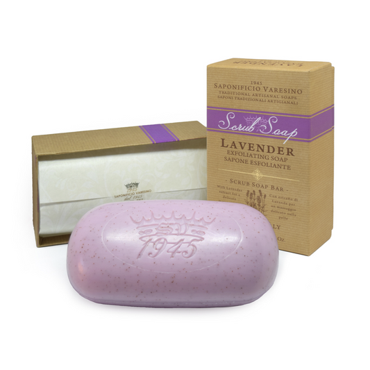 Saponificio Varesino Hand & Body Scrub Soap Lavender – Botanical Exfoliation 300g