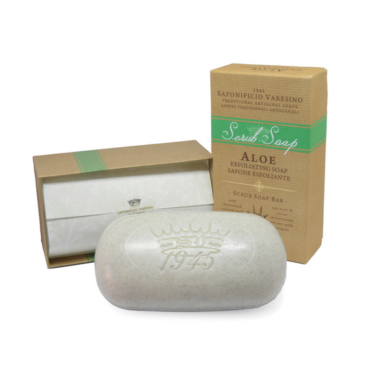 Saponificio Varesino Hand & Body Scrub Soap Aloe – Hydrating Exfoliation 300g