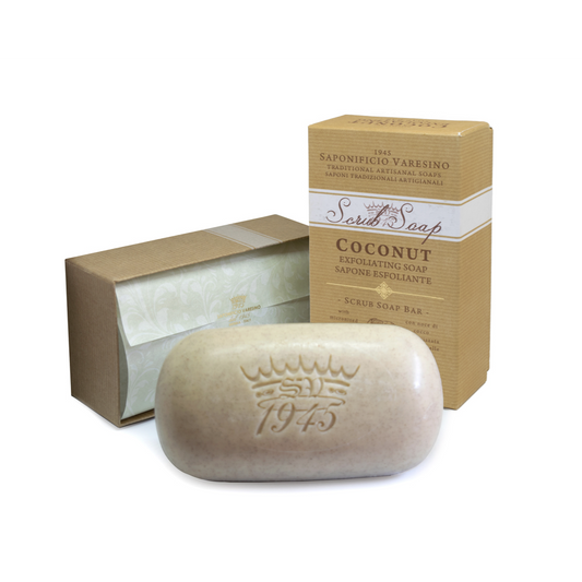 Saponificio Varesino Hand & Body Scrub Soap Coconut – Tropical Skin Refinement 300g