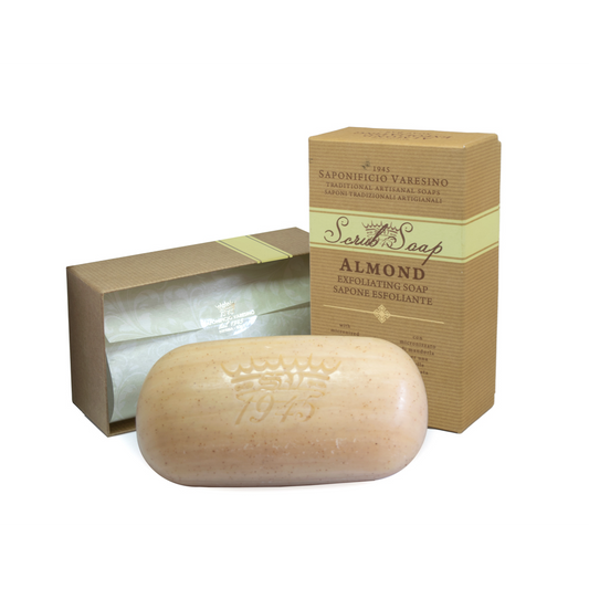 Saponificio Varesino Hand & Body Scrub Soap Almond – Classic Skin Smoothing 300g