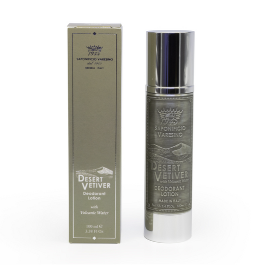 Saponificio Varesino Desert Vetiver Deodorant Lotion – Mineral Freshness 100ml